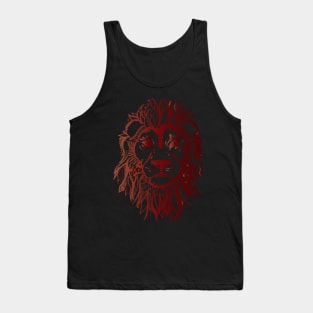 fierce_lion_red Tank Top